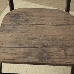 3pc Fairlands X Cross Back Dining Table Set Gray/Dark Bronze - HOMES: Inside + Out -HOMES: Inside + Out GUEST 9a816d7f 993f 4ed3 a3a1 5ca3ac36c51c