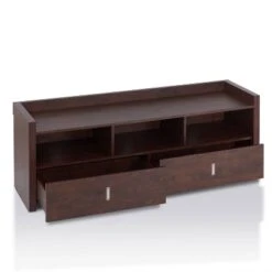 Flatcar Multi Functional Storage TV Stand For TVs Up To 65" Vintage Walnut - HOMES: Inside + Out -HOMES: Inside + Out GUEST 9c31d39d 4b5c 4211 8387 453e0d127611