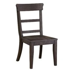 2pk Strasbourg Rustic Ladder Back Side Chairs - HOMES: Inside + Out -HOMES: Inside + Out GUEST 9c3ce35a 2a1c 4af1 8a6f 39480f24d301