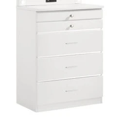 Garneta 5 Drawer Chest With Jewelry Drawers - HOMES: Inside + Out -HOMES: Inside + Out GUEST 9eb47c65 bf96 4e77 ab88 745af2d53a75