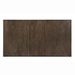 78" Redmond Butterfly Leaf Dining Table Weathered White/Dark Walnut - HOMES: Inside + Out