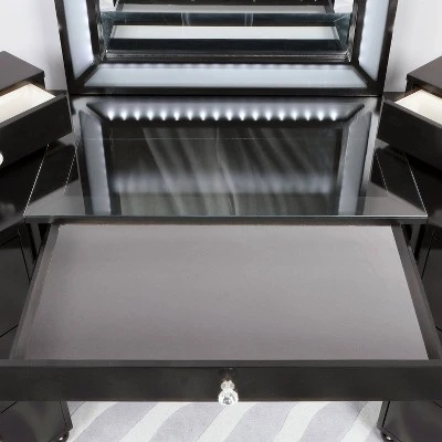 Urman Storage Drawers Vanity Set - HOMES: Inside + Out 5 Urman Storage Drawers Vanity Set - HOMES: Inside + Out - Image 3