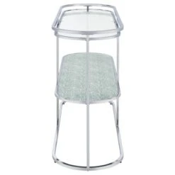 Yarmuth Glam 1 Shelf Sofa Table Chrome - HOMES: Inside + Out -HOMES: Inside + Out GUEST a6b43455 5659 497c b702 21b4930d5a05