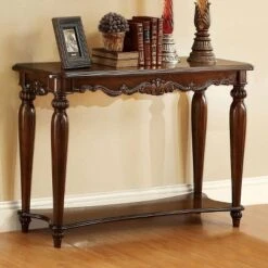 Halbarry Traditional Open Shelf Sofa Table Red - HOMES: Inside + Out