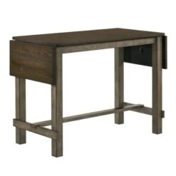 7pc Entera Extendable Counter Height Dining Table Set Dark Walnut/Chestnut/Brown - HOMES: Inside + Out -HOMES: Inside + Out GUEST a9e543d7 51fd 4925 8ebd 60dd342bb1f7