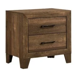 3pc Queen Quail Bedroom Set With 2 Nightstands Rustic Light Walnut - HOMES: Inside + Out -HOMES: Inside + Out GUEST ac69c3a3 045b 43b9 893d 6a231470bab1