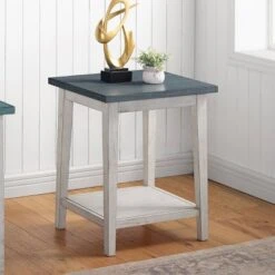 Brizza 1 Open Shelf Side Table - HOMES: Inside + Out
