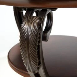 Telmin Traditional Side Table Brown Cherry - HOMES: Inside + Out 14 Telmin Traditional Side Table Brown Cherry - HOMES: Inside + Out -HOMES: Inside + Out GUEST ad142c0a 88fb 4b6d b6fc 29c6cb285211