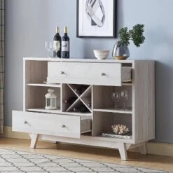 Abrama 2 Drawer Buffet White Oak - HOMES: Inside + Out 9 Abrama 2 Drawer Buffet White Oak - HOMES: Inside + Out -HOMES: Inside + Out GUEST adff51c0 82a3 4fa3 9e74 8a6500520123