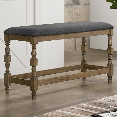 Bringe Upholstered Counter Height Bench - HOMES: Inside + Out 3 Bringe Upholstered Counter Height Bench - HOMES: Inside + Out