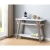 Ennis Transitional Console Table White/Distressed Taupe - HOMES: Inside + Out -HOMES: Inside + Out GUEST af0a745b 3668 4df2 9316 da5fbcd7dd43