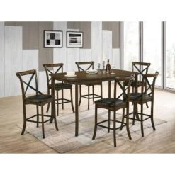 Somers Rectangular Counter Height Dining Table Oak - HOMES: Inside + Out 8 Somers Rectangular Counter Height Dining Table Oak - HOMES: Inside + Out -HOMES: Inside + Out GUEST af0f7f79 cf7c 4529 ae89 e66fd8f71d87