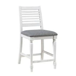 5pc Cambrien Rustic Farmhouse Counter Height Dining Set Antique White/Gray - HOMES: Inside + Out -HOMES: Inside + Out GUEST b026005c 8081 4c53 943c 5b1bd297404c