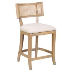 Roben Woven Cane Back Counter Height Barstools - HOMES: Inside + Out -HOMES: Inside + Out GUEST b084cdc7 a39f 4034 a85f ffb3ff935a1d