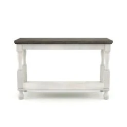 Philoree Farmhouse Console Table Antique White - HOMES: Inside + Out 17 Philoree Farmhouse Console Table Antique White - HOMES: Inside + Out -HOMES: Inside + Out GUEST b1fc7c39 8b9a 46be a569 974d896e36c9