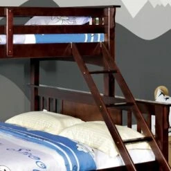 HOMES: Inside + Out Twin XL Over Queen Kids' Lea Bunk Bed Dark Walnut - IoHOMES -HOMES: Inside + Out GUEST b23fd3c7 763e 4efd 851e e1f681fbb21c