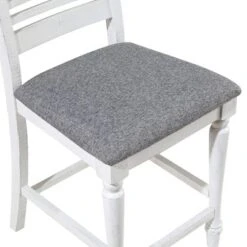 5pc Cambrien Rustic Farmhouse Counter Height Dining Set Antique White/Gray - HOMES: Inside + Out -HOMES: Inside + Out GUEST b43140c9 8da2 4175 bcdb 8c2454794009