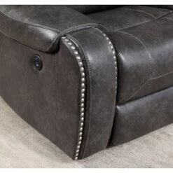 Symons Upholstered Recliner Sofa Gray - HOMES: Inside + Out 9 Symons Upholstered Recliner Sofa Gray - HOMES: Inside + Out -HOMES: Inside + Out GUEST b4a79b94 8adb 4050 8553 1e0cfebe687c