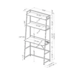 Maybole Writing Desk With Bookcase And USB Plug - HOMES: Inside + Out -HOMES: Inside + Out GUEST b6ad9d4e c698 40db 8ec7 dca060eac386