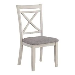 7pc Arga Solid Wood Dining Set Gray/Antique White - HOMES: Inside + Out -HOMES: Inside + Out GUEST b72dbfe0 3bb6 4882 9a1d ccabcd45a53a