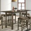 70" Entera Expandable Counter Height Dining Table Dark Walnut/Chestnut - HOMES: Inside + Out -HOMES: Inside + Out GUEST b7b09507 df01 4bf2 bd3e 4457f4c0fe0a