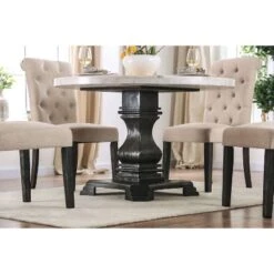 5pc Buckley Dining Set Beige - HOMES: Inside + Out -HOMES: Inside + Out GUEST b7b6ceb1 e65a 4c8c b8bd c44d1092e6a0