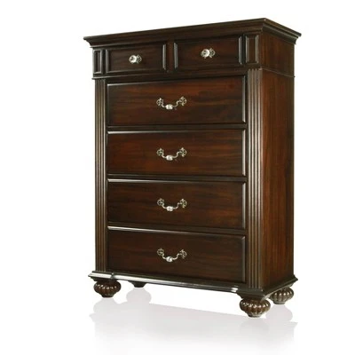 3pc California King Pennings Traditional Bed Set And Nightstand With Chest Dark Walnut - HOMES: Inside + Out 14 3pc California King Pennings Traditional Bed Set And Nightstand With Chest Dark Walnut - HOMES: Inside + Out - Image 12