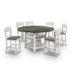 7pc Summerland Transitional Counter Height Dining Set - HOMES: Inside + Out -HOMES: Inside + Out GUEST b9a6327c d215 4000 a348 f1d9f60af6ae