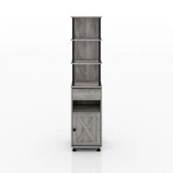 2pc Clander TV Stand And Bookcase Tower Set Vintage Gray Oak - HOMES: Inside + Out -HOMES: Inside + Out GUEST b9c57793 3bb8 41fb b268 c42d7f989270