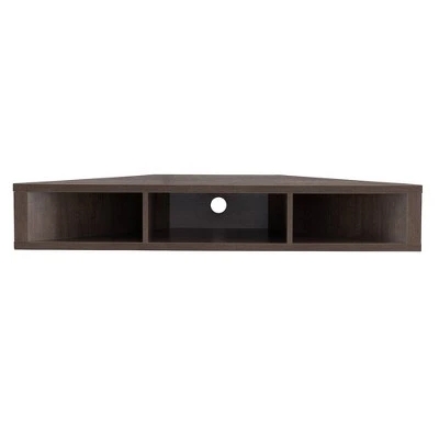 Tybo Open Shelves Corner Floating Console Fits Tv's Up To 50" - HOMES: Inside + Out 4 Tybo Open Shelves Corner Floating Console Fits Tv's Up To 50" - HOMES: Inside + Out - Image 2