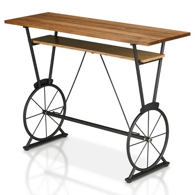 Torum Counter Height Bar Table Oak - HOMES: Inside + Out 5 Torum Counter Height Bar Table Oak - HOMES: Inside + Out - Image 3