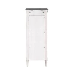 Magg 4 Drawer Jewelry Chest With Flip Up Mirror Antique White/Antique Gray Two Tone - HOMES: Inside + Out -HOMES: Inside + Out GUEST bcb4c13a e6ae 4269 987d 9e57604468ab