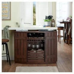 Candy Plank Inspired Dining Buffet With Removable Crate Vintage Walnut - HOMES: Inside + Out -HOMES: Inside + Out GUEST beac737e d87f 47f6 bb3b a509554545b1