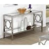 Nora Console Table Chrome - HOMES: Inside + Out 2 Nora Console Table Chrome - HOMES: Inside + Out -HOMES: Inside + Out GUEST bf1f5ee8 0f86 4203 8d52 9dd445562605