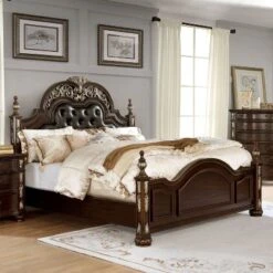 3pc Queen Mullberry Bedroom Set With 2 Nightstands Brown Cherry/Espresso - HOMES: Inside + Out -HOMES: Inside + Out GUEST bfd7e1d9 1c47 4c8d a9b0 04176c70a9d7