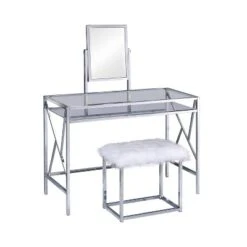 Burdette Contemporary Vanity Table Set - HOMES: Inside + Out -HOMES: Inside + Out GUEST c03345b5 0a70 45ee 9f50 437ebe15322b