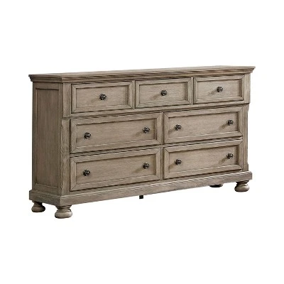 2pc Earl Nightstand And Dresser Set Gray - HOMES: Inside + Out 4 2pc Earl Nightstand And Dresser Set Gray - HOMES: Inside + Out - Image 2