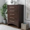 Melonnes 5 Drawer Chest Walnut - HOMES: Inside + Out