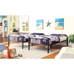 HOMES: Inside + Out Twin Over Twin Kids' Dero Bed Black - IoHOMES -HOMES: Inside + Out GUEST c1712e82 3c2d 45f3 b7be 09e88a3dd7be