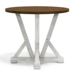 5pc Naxti Rustic Round Counter Height Dining Table Set Light Oak/Antique White - HOMES: Inside + Out 13 5pc Naxti Rustic Round Counter Height Dining Table Set Light Oak/Antique White - HOMES: Inside + Out -HOMES: Inside + Out GUEST c53d2917 0c4b 48d8 ae4a ddb05024a958