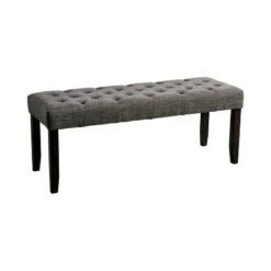 Hepburn Tufted Bench - HOMES: Inside + Out -HOMES: Inside + Out GUEST c74819d2 498e 411b 849a a05f43f4d25d
