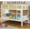HOMES: Inside + Out Twin Over Twin Kids' Clare Bunk Bed White - IoHOMES -HOMES: Inside + Out GUEST c8006e69 b82e 464f 970e 06b3c96ed98c