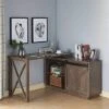 Sevyn Transitional L Shape Desk Walnut Oak - HOMES: Inside + Out 1 Sevyn Transitional L Shape Desk Walnut Oak - HOMES: Inside + Out -HOMES: Inside + Out GUEST c8f0e0c4 63f8 4c84 90f4 a9c63b048a30