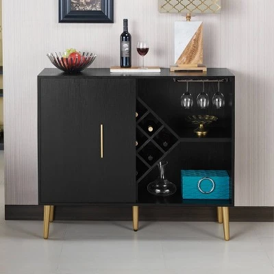Miko Wine Cabinet Galaxy Black - HOMES: Inside + Out 3 Miko Wine Cabinet Galaxy Black - HOMES: Inside + Out