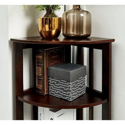41.75" Agron Decorative Bookshelf Dark Walnut - HOMES: Inside + Out 4 41.75" Agron Decorative Bookshelf Dark Walnut - HOMES: Inside + Out - Image 2