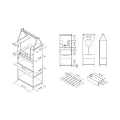 Meluse Multi Storage Wine Cabinet Light Hickory - HOMES: Inside + Out -HOMES: Inside + Out GUEST cbf84a67 da8f 46a7 b0fc 4665537113fe