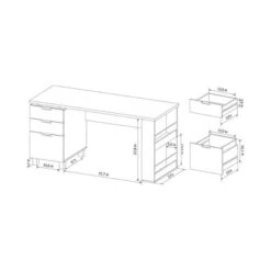 Abella Office Desk Espresso - HOMES: Inside + Out -HOMES: Inside + Out GUEST cc438a1c c155 46c3 9c25 acb6324d3d91