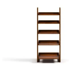 55" Claire 5 Shelf Ladder Bookcase Oak - HOMES: Inside + Out -HOMES: Inside + Out GUEST cc4aabaa c061 40c9 9897 d3f5ee666083