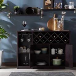 Harbinger Contemporary Multi Storage Buffet Cabinet Espresso - HOMES: Inside + Out -HOMES: Inside + Out GUEST ce8ad2a0 2a97 4459 9dd2 812378c1954c