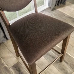 Set Of 2 Raven Padded Seat Counter Height Barstools Walnut - HOMES: Inside + Out -HOMES: Inside + Out GUEST cf45efca c761 43a4 9ecb 5378acbf965d